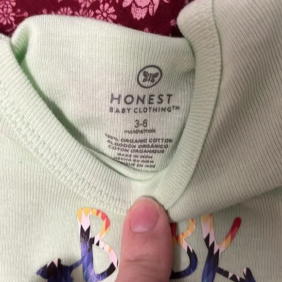 New four Honest Baby onesies New never worn, hand pressed hand created - Picture 5 of 16
